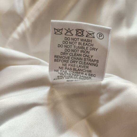 Retrofete Eve Dress in Ivory Size Medium Maxi Open Back Cowl Neckline NWT Bridal - Picture 13 of 15